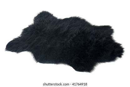  Fur Carpet Over White Background