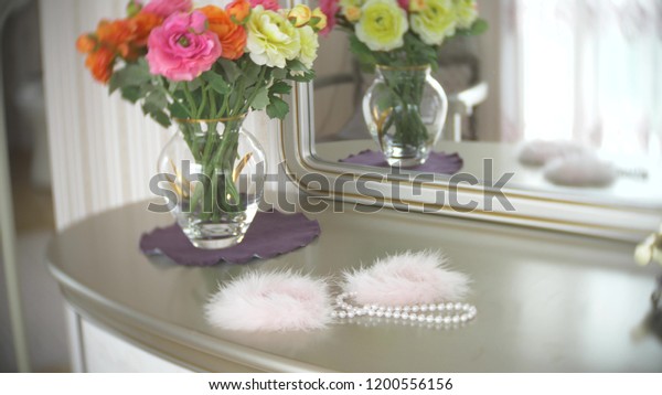 Fur Handcuffs Beautiful Exquisite Sex Toys Stock Photo Edit