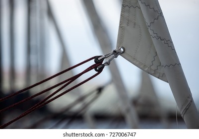 Furling Gib Sail On Sailing Yacht J70