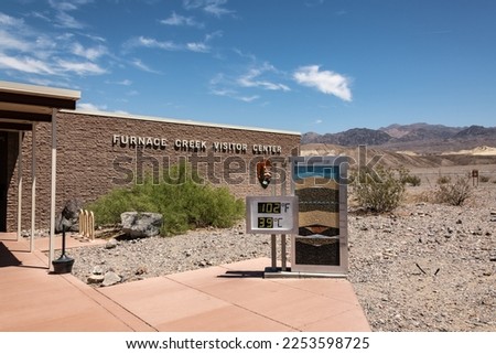 Furnace Creek Visitor Center in Death Valley National Park, California, USA