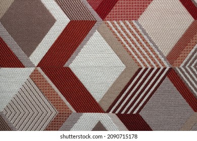 Furniture Jacquard Fabric With Geometric Pattern