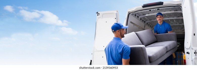 Furniture Move, Removal Delivery Near Truck Or Van