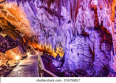 Furong Cave Wulong Karst National Geology Stock Photo 576750817 ...