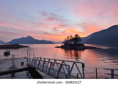 Furry Creek, Located On Howe Sound In The Squamish-Lillooet Regional District