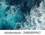 Ocean’s Fury: Waves Clash in Aquatic Dance