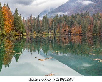 Fusini inferior lake, Julian alps, Italy - Shutterstock ID 2219922597