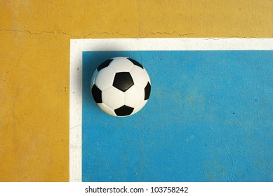 Futsal Court Indoor Sport Stadium For Background Texture And Design