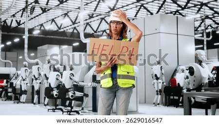 Future AI And Humanoid Robots Replacing Tired Warehouse Workers Everywhere.