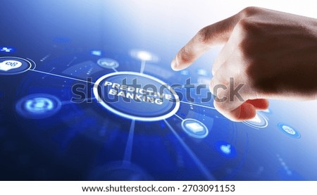 Future of banking with predictive analytics and AI-driven financial service personalization.