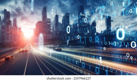 Future city and digital transformation.