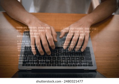 future network concept Hand touching the Metaverse Universe, A Conceptual Shift in Digital Transformation for Next-Generation Technology