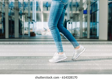 Future technology, artificial intelligence, big data technology. Blue concept background, high speed digital internet. Binary code. - Powered by Shutterstock - Get 15% off with code: PIKWIZARD15