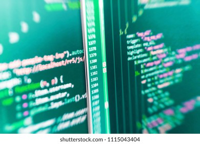 Future technology creation process. Background of software devel