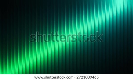 Futuristic abstract background with diagonal gradient lines in green and black. This sleek design creates a modern and sophisticated visual effect.