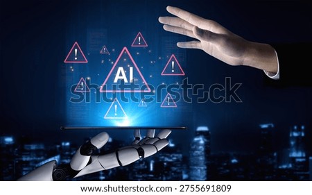 Futuristic artificial intelligence concept depicting AI hallucination, processing errors, and generating misinformation. Represents the risks of unreliable algorithms and model collapse. Corpus