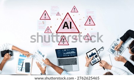 Futuristic artificial intelligence concept depicting AI hallucination, processing errors, and generating misinformation. Represents the risks of unreliable algorithms and model collapse. Corpus