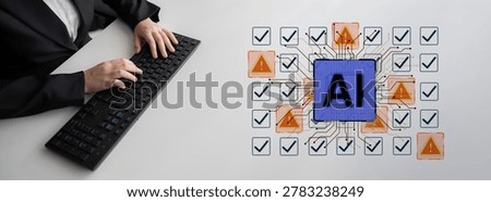 Futuristic artificial intelligence concept depicting AI hallucination, processing errors, and generating misinformation. Represents the risks of unreliable algorithms and model collapse. Corpus