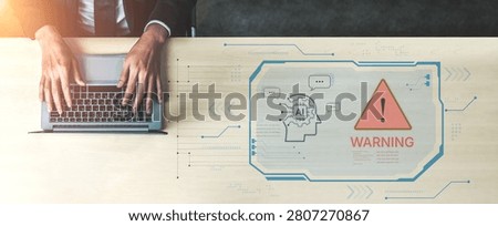 Futuristic artificial intelligence concept depicting AI hallucination, processing errors, and generating misinformation. Represents the risks of unreliable algorithms and model collapse. Corpus