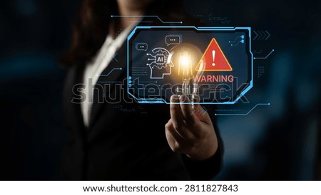 Futuristic artificial intelligence concept depicting AI hallucination, processing errors, and generating misinformation. Represents the risks of unreliable algorithms and model collapse. Corpus
