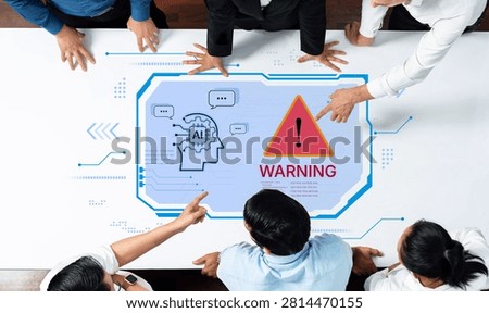 Futuristic artificial intelligence concept depicting AI hallucination, processing errors, and generating misinformation. Represents the risks of unreliable algorithms and model collapse. Corpus
