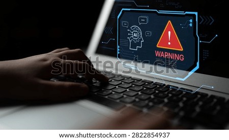 Futuristic artificial intelligence concept depicting AI hallucination, processing errors, and generating misinformation. Represents the risks of unreliable algorithms and model collapse. Corpus