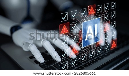 Futuristic artificial intelligence concept depicting AI hallucination, processing errors, and generating misinformation. Represents the risks of unreliable algorithms and model collapse. Corpus