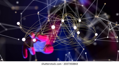 A futuristic background with an interconnected network of lines - Powered by Shutterstock - Get 15% off with code: PIKWIZARD15