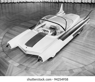 Futuristic Car, Circa Late 1950s-early 1960s