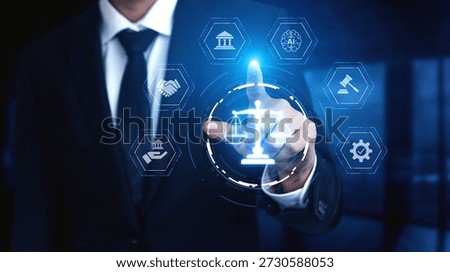Futuristic digital law interface displaying justice scale, highlighting digital law, AI compliance, digital law systems, and digital law regulations for secure governance. Spline