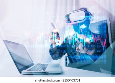futuristic digital processing of biometric identification fingerprint scanner. concept of surveillance and security scanning of digital programs cyber futuristic applications