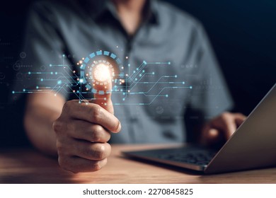 Futuristic digital processing of biometric identification fingerprint scanner. concept of surveillance and security scanning of digital programs cyber futuristic applications