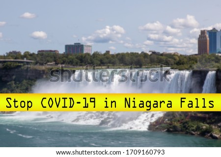 Similar – Image, Stock Photo Niagara Falls Building