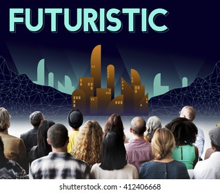 Futuristic Future Plan Urban Structure Concept