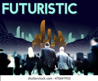 Futuristic Future Plan Urban Structure Concept