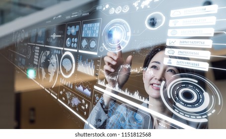 Futuristic graphical user interface. - Powered by Shutterstock - Get 15% off with code: PIKWIZARD15