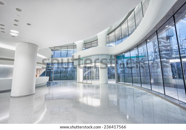 office building office building inside futuristic