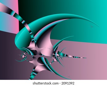 futuristic psychedelic background