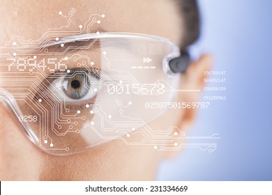 Futuristic Smart Glasses