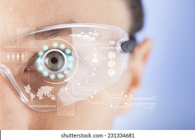 Futuristic Smart Glasses