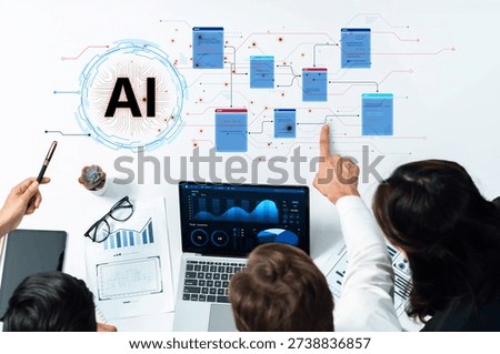 Futuristic software development concept featuring AI pair programmer, automated AI code generation, and real-time AI debugging. Ideal for DevOps and tech AI innovation. Corpus