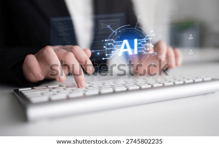 Futuristic software development concept featuring AI pair programmer, automated AI code generation, and real-time AI debugging. Ideal for DevOps and tech AI innovation. Corpus