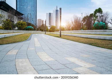 Fuzhou City Square And Modern Buildings