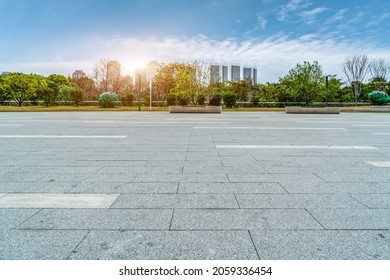 Fuzhou City Square And Modern Buildings