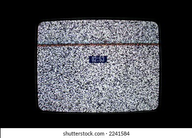 Fuzzy Tv Screen