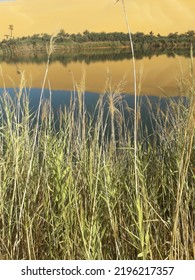 Gaberoun Lake In South Libya Desert