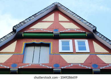 Gable Beautiful Renovated Half Timbered House Stock Photo 1049286659 ...