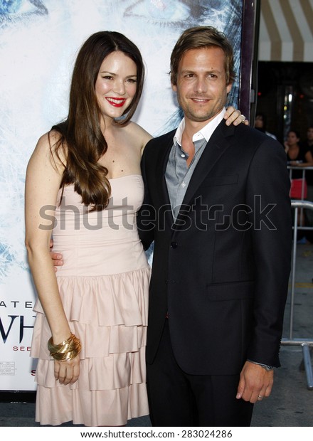 Gabriel Macht Jacinda Barrett Los Angeles Arkivfoto Rediger Na