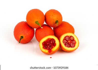 Gac fruits,fruits of Thailand have medicine properties.