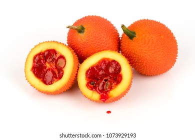 Gac fruits,fruits of Thailand have medicine properties.