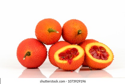 Gac fruits,fruits of Thailand have medicine properties.